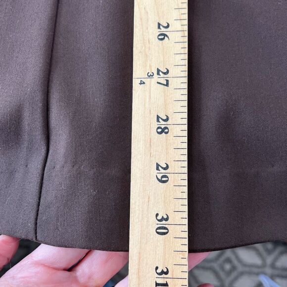 Graff Womens Brown A-Line Skirt Size 8 Vintage Classic Modest - Picture 10 of 11